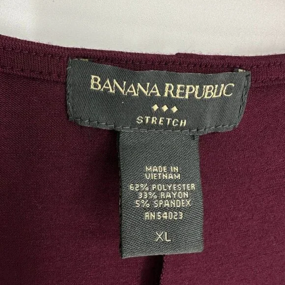 3/$25 Banana Republic Faux Wrap Dress XL Short Sleeve - Picture 2 of 7